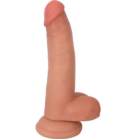 20 cm bareskin pene realistico con testiculos - color claro