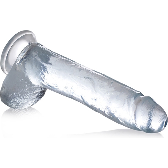 25 cm c-thru pene realistico con testiculos - transparente (4)