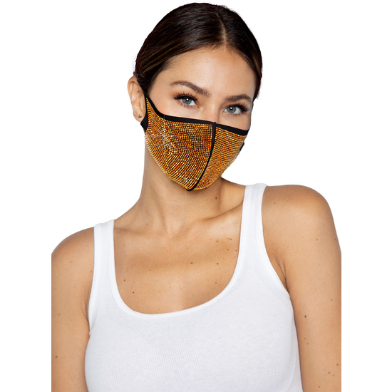 Leg avenue mascarilla alexi rhinestone