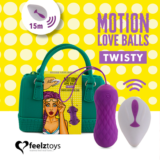 Feelztoys - bolas de amor con movimiento a control remoto twisty (1)