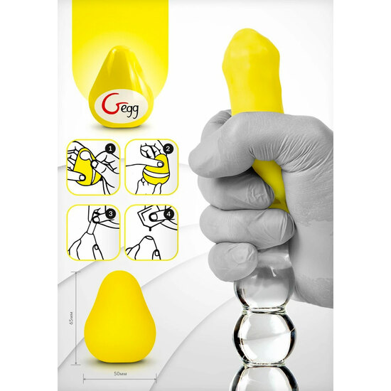 G-egg masturbator - amarillo (3)