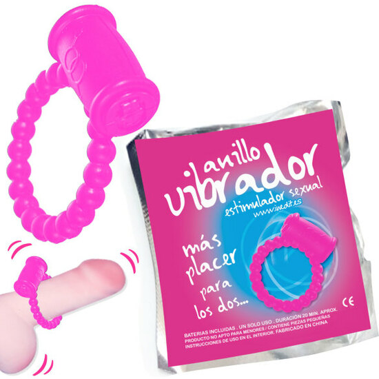 Anillo vibrador estimulador sexual - colores surtidos