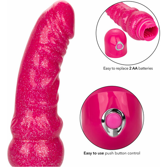 Lady boner vibrador flexible - rosa (9)