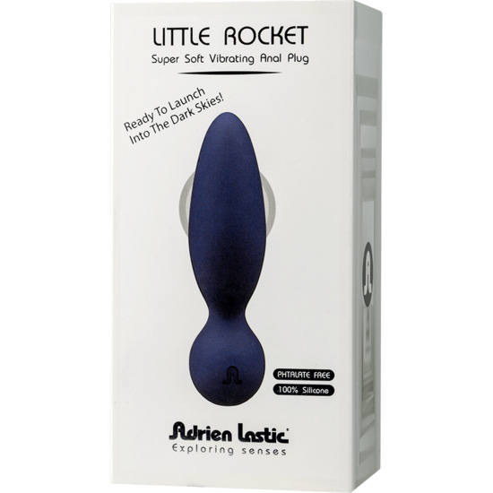 Little rocket - plug de silicona azul (2)