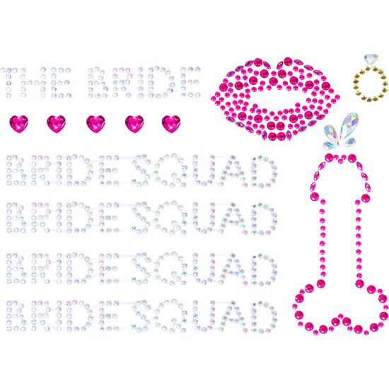 Leg avenue joyas corporales autoadhesivas para novias