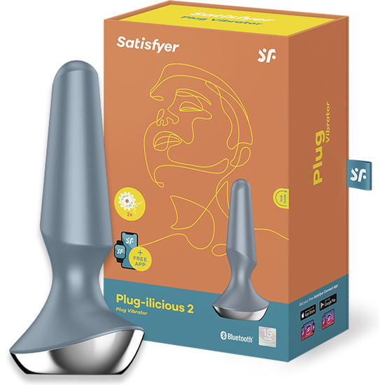 Satisfyer plug anal ilicious 2 gris con app (1)