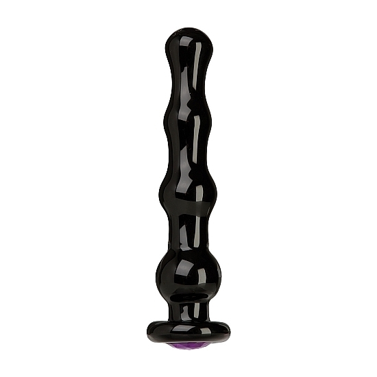 Unique plug anal de cristal negro