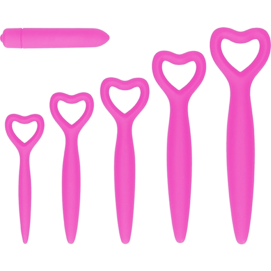 Silicone vaginal dilator set - pink (1)