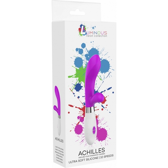 Achilles - ultra soft silicone - 10 speeds - fuchsia (2)