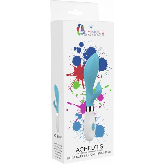 Achelois - ultra soft silicone - 10 speeds - turquesa (1)