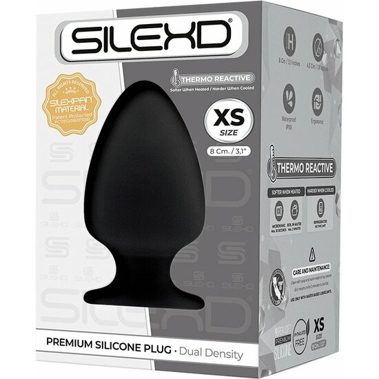 Silexd modelo 1 plug xs 8cm - negro (2)