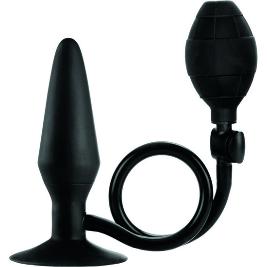 Booty pumper plug hinchable mediano negro (1)