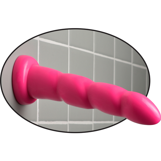 Dildo twister 16,5 cm rosa (2)