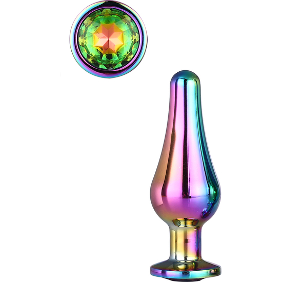 Gleaming love coloured pleasure plug s