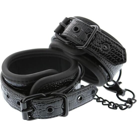 Blaze ankle cuff croco black