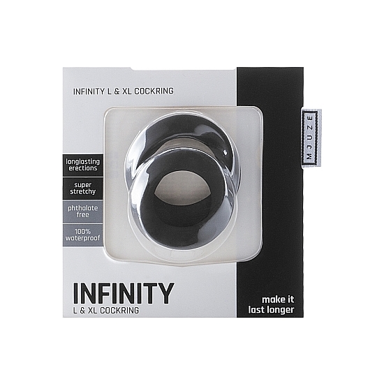 Infinity - anillos l y xl - negro (2)