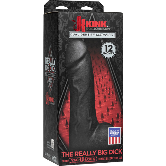 The really big dick pene realístico 32 cm negro (2)
