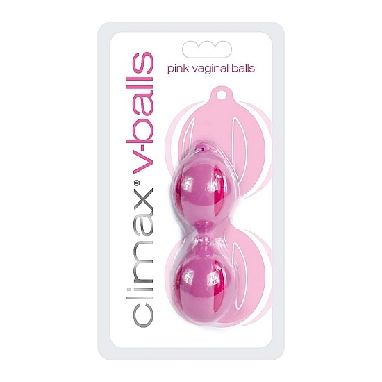 Climax v-ball vagina balls - rosa (2)