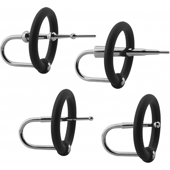 Ring & plug set - anillo con plug de silicona y acero inox (1)