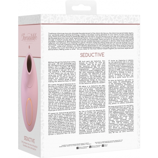 Irresistible seductive vibrador succionador rosa (3)