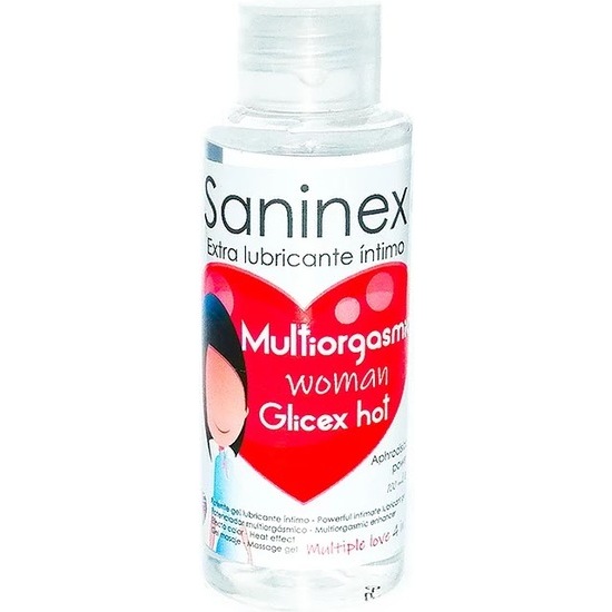SANINEX GLICEX MULTIORGASMIC WOMAN HOT 4 IN 1 - 100ML