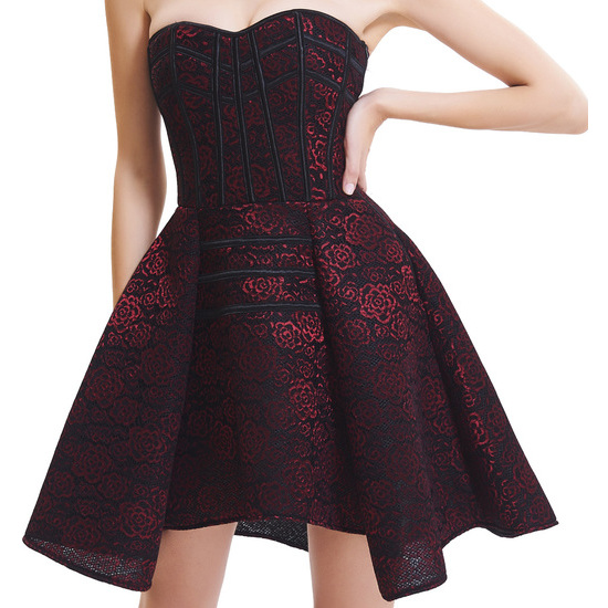 Corset con falda teenager morado