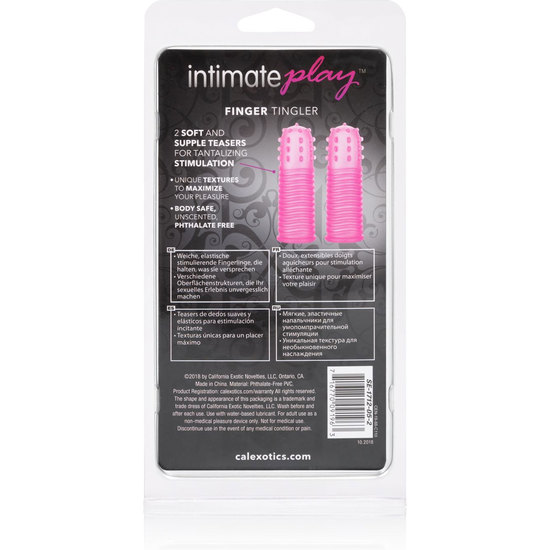 Intimate play dedal estimulador - rosa (2)