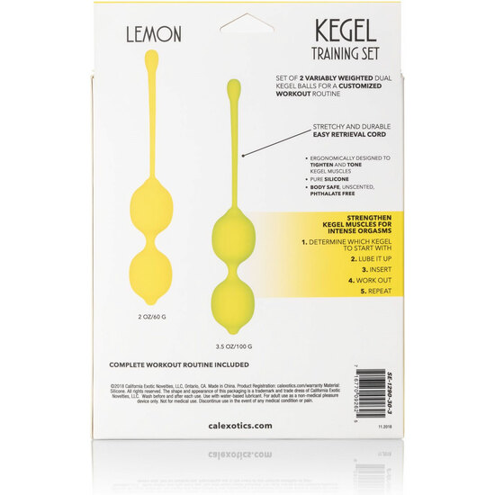Kegel training set limón (2)