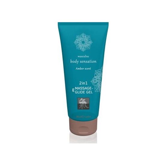SHIATSU GEL ESTIMULANTE 2 EN 1 ÁMBAR 200ML