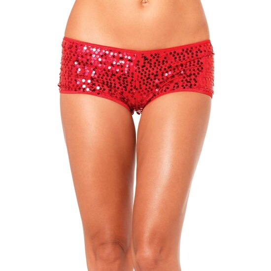 Leg avenue braguita lentejuelas rojas