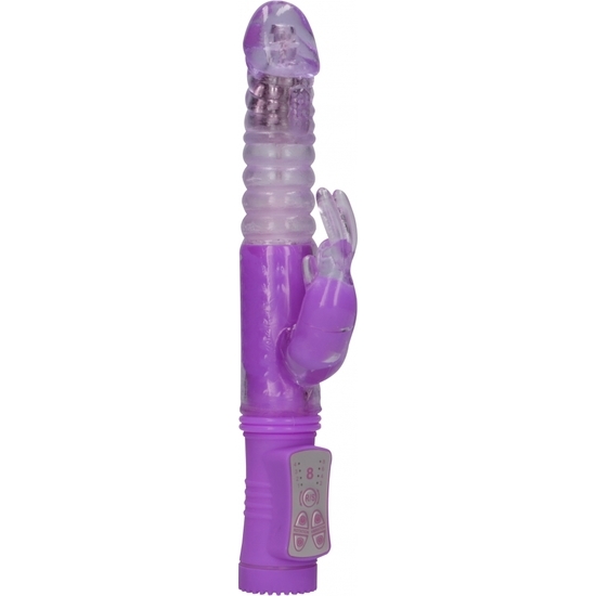 Vibrador conejito rampante thrusting lila (1)