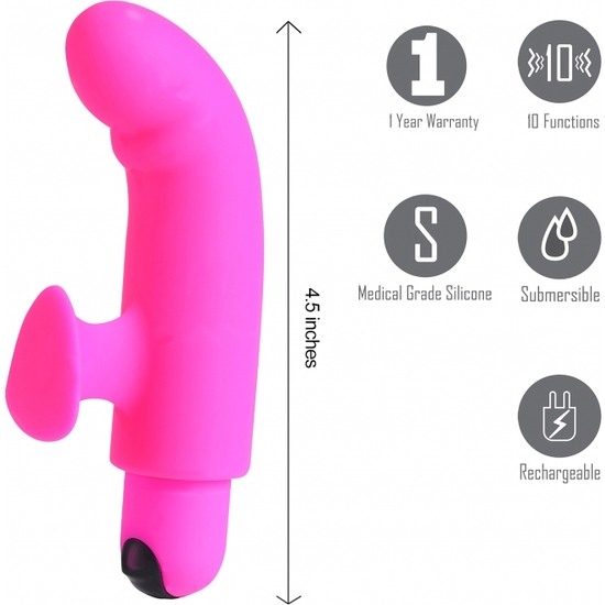 Sadie vibrador flexible rosa (3)