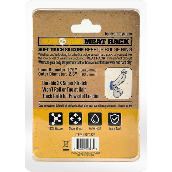 Meat rack cock ring - azul (3)